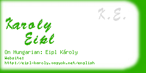 karoly eipl business card