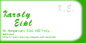 karoly eipl business card